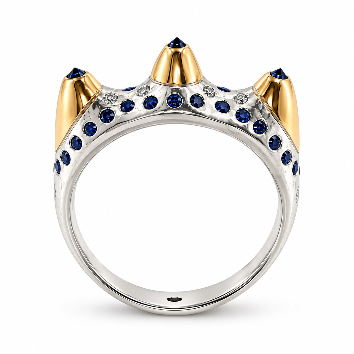 SAPPHIRE SPIKED RING